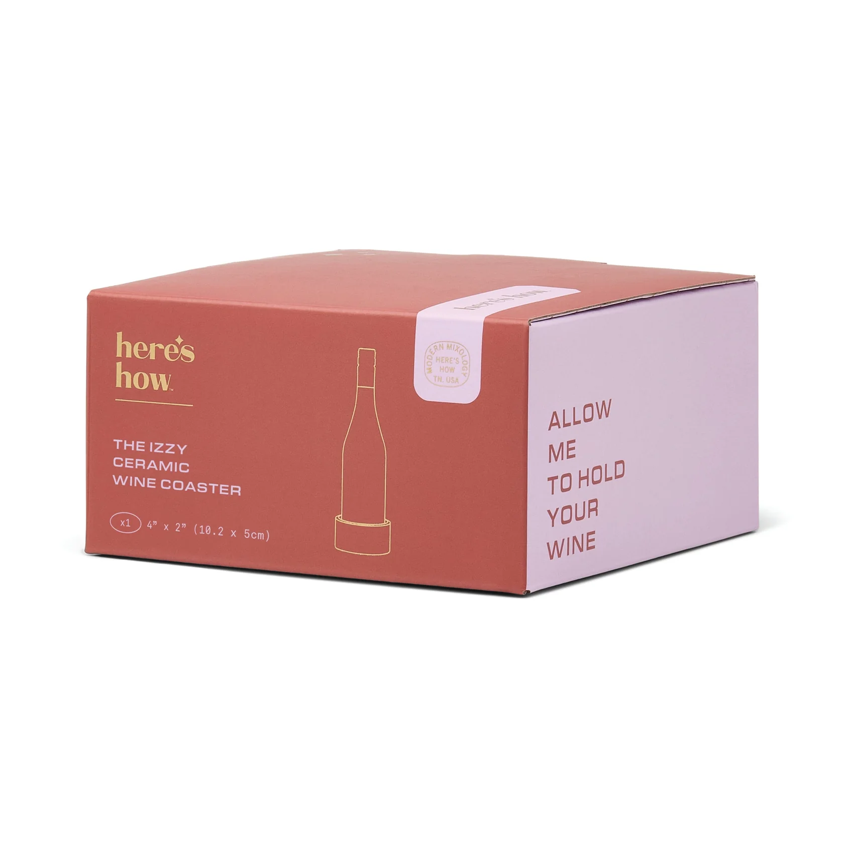 Izzy Wine Coaster - Pink – Image 2