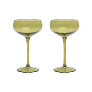 Set de 2 verres Lou - Olive