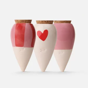 Trio Mini Ollas pour plantes - Les Lovers
