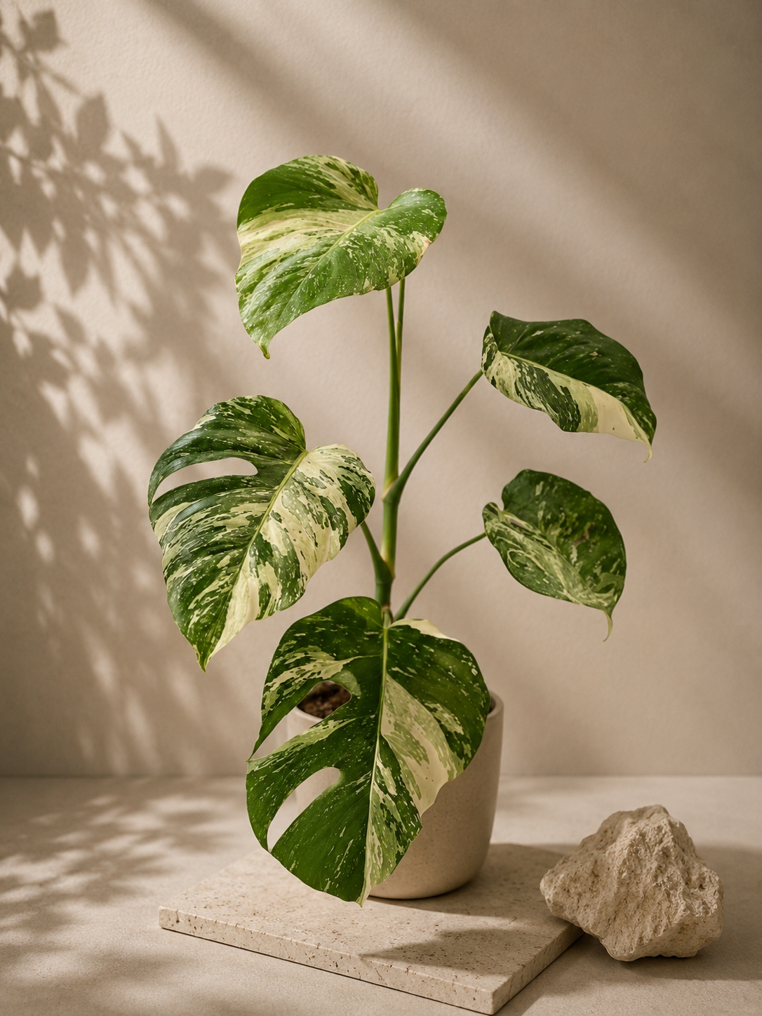 Monstera Albo Variegata - pot de 17 cm