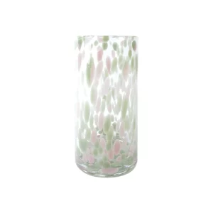 Vase Léopard Rose - D12 H23cm