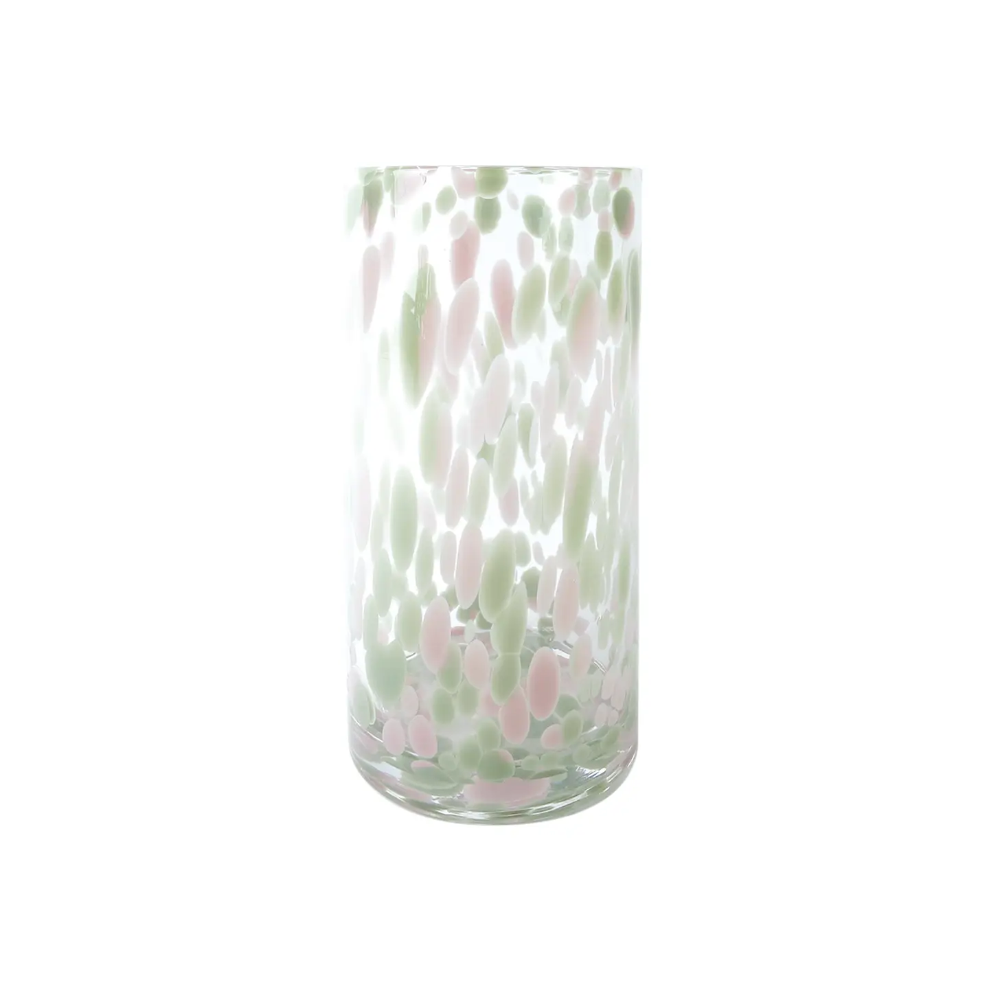 Vase Léopard Rose - D12 H23cm