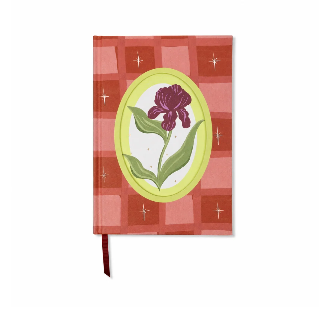 Carnet de notes floral – Iris