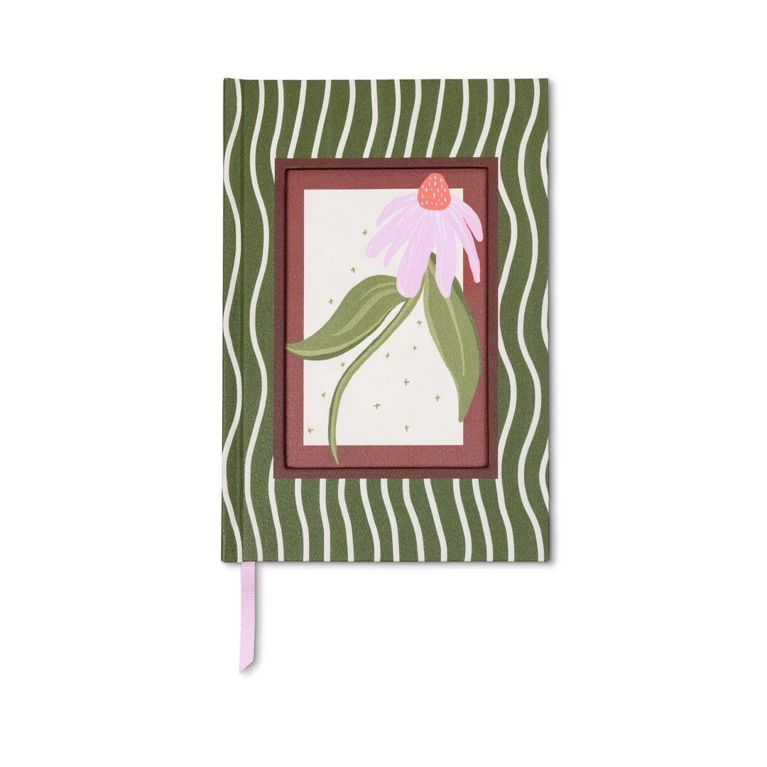 Carnet de notes floral – Échinacée