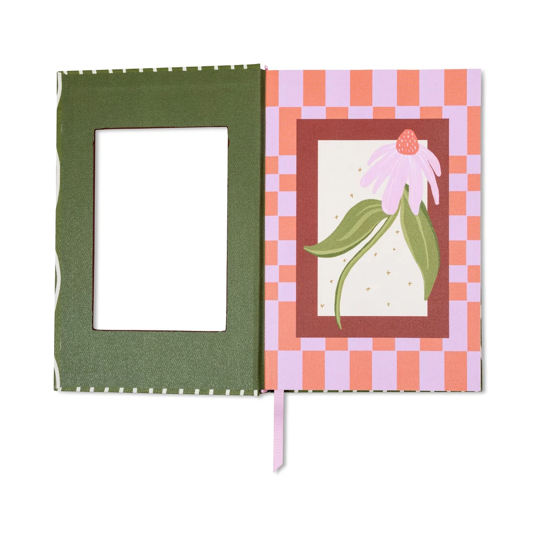 Carnet de notes floral – Échinacée - Image 3